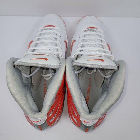 Nike Air Zoom Assassin TD Whi/Orange Mens Football Cleat 316840-182 US Size 13.5 - Picture 8 of 11